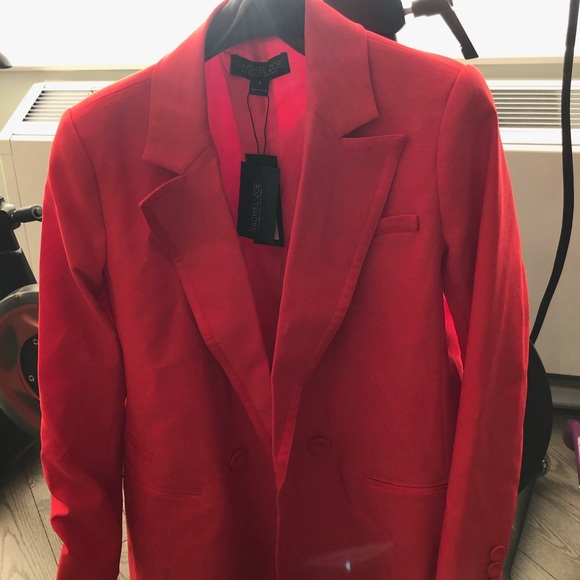 rachel zoe red coat